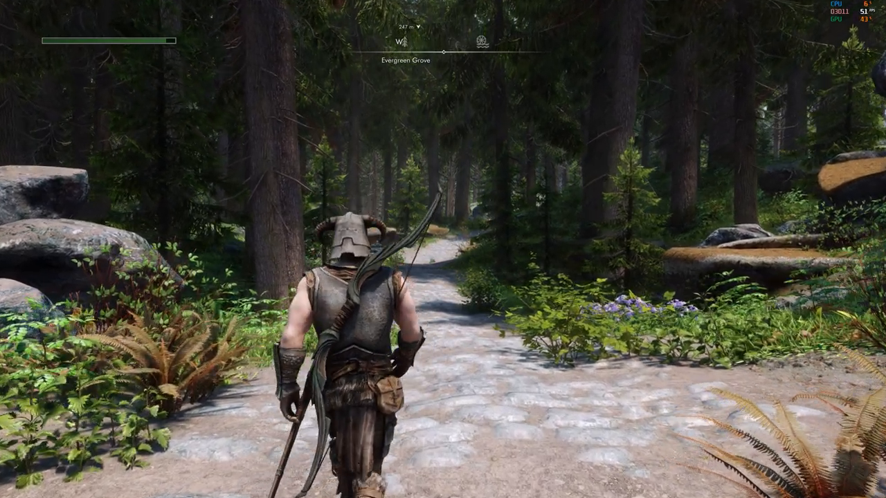 Appendix dataset sample 145_4 showing a character with a horned helmet in a forest scene.